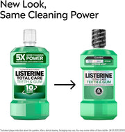 Listerine Total Care Teeth & Gum Intense Mint Mouthwash oral rinse bottle 500ml new look