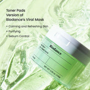 Biodance Sea Kelp Hydrogel Toner Pads 60 Pads ingredients panel and product information