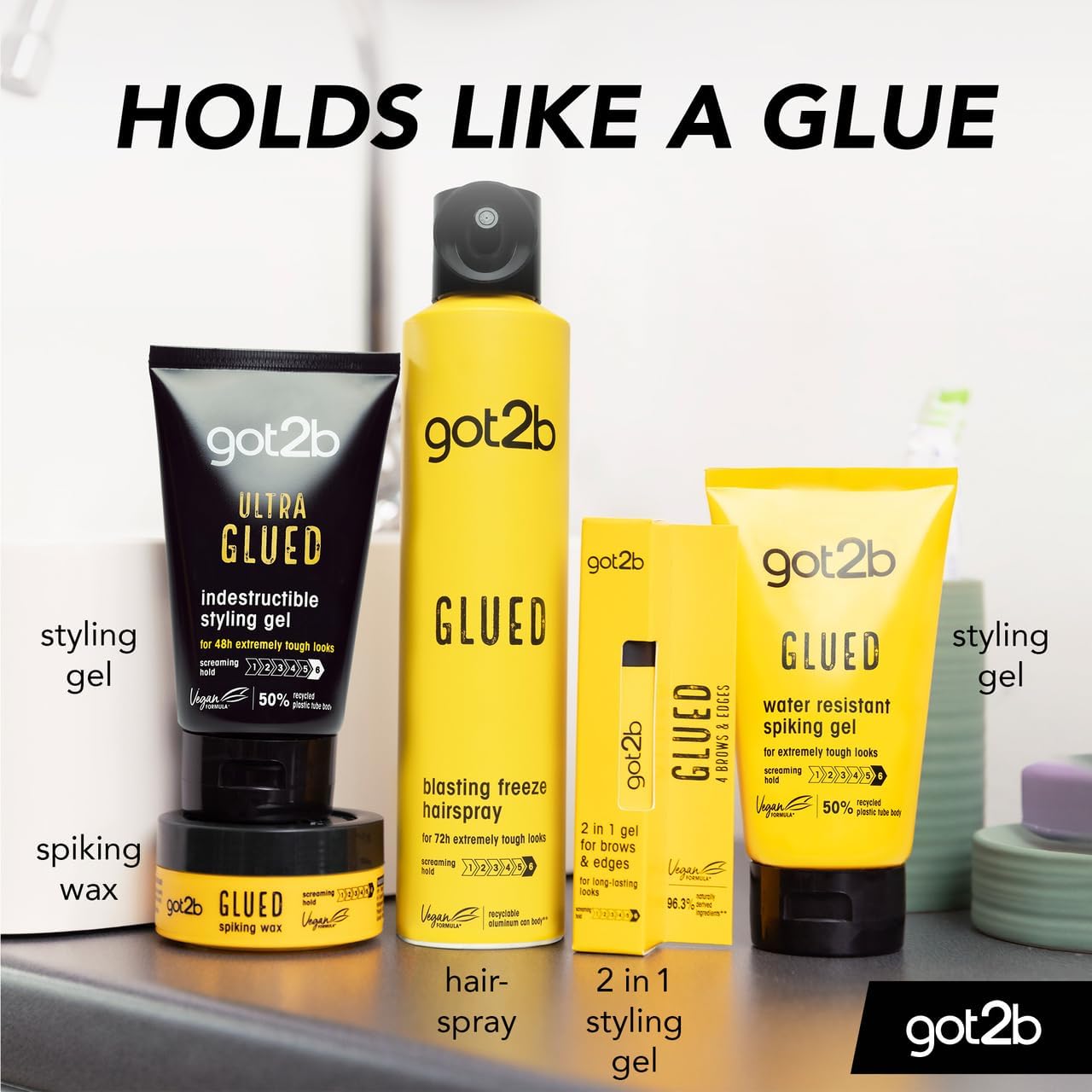 got2b Glued Blasting Freeze Hairspray 300ml & other variants
