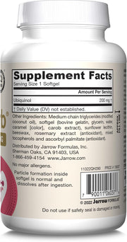 Barcode Image: Jarrow Formulas Ubiquinol QH-Absorb 200mg softgels barcode 90 count