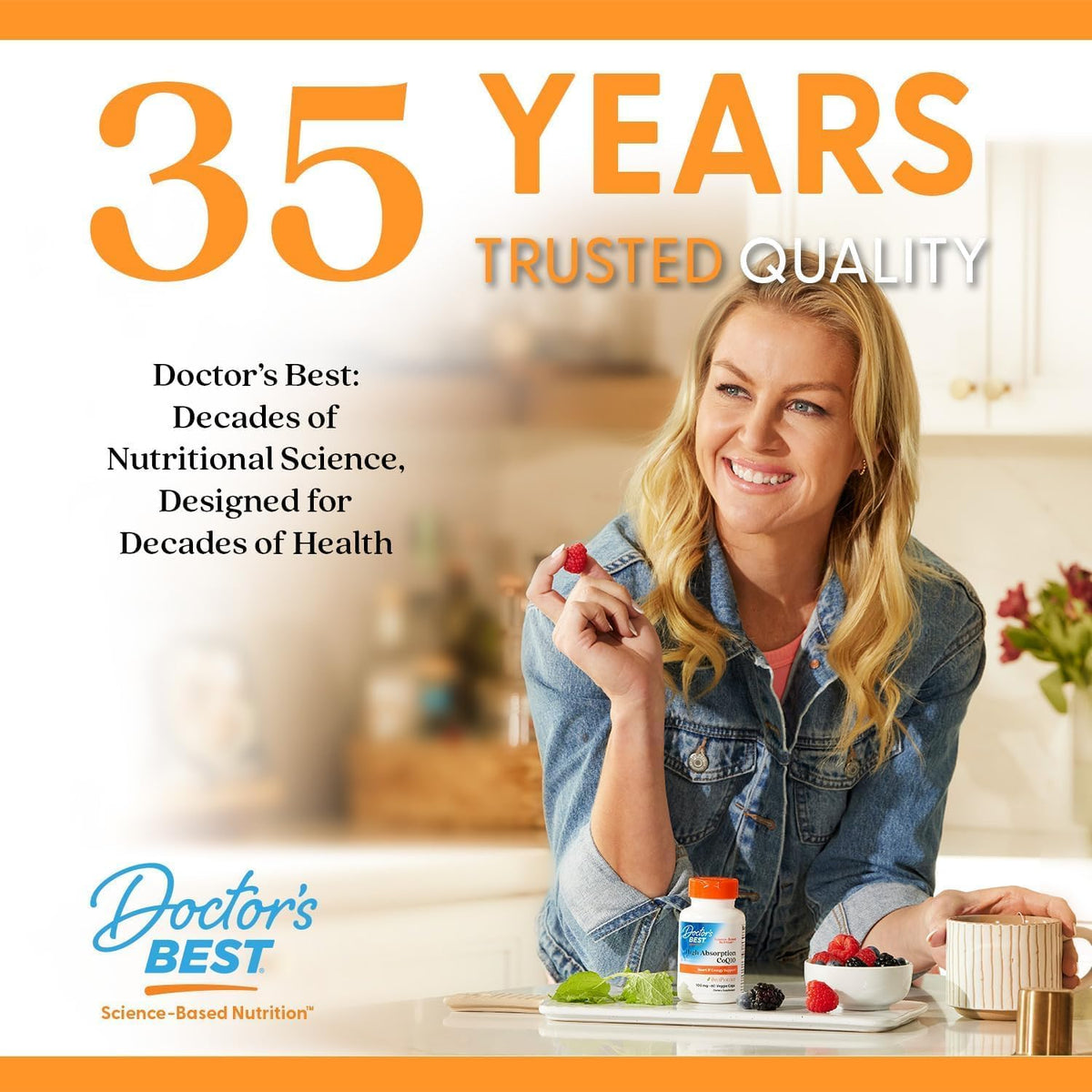 Doctor's Best Vitamina K2 Natural MK-7 con MenaQ7, 100 mcg, 60 Cápsulas Vegetarianas