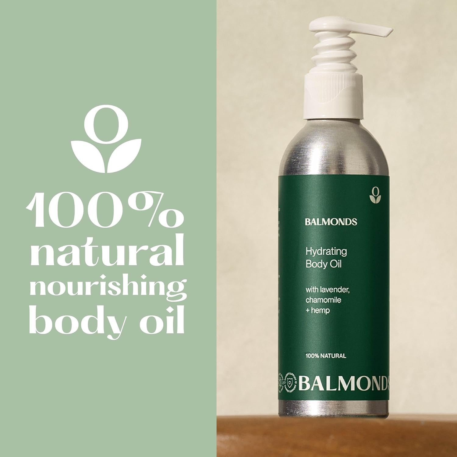 Balmonds Hydrating Body Oil NHemp & Lavender - 200ml