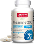 Jarrow Formulas Teanina 200mg Cápsulas Vegetales - 60 unidades