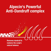 Alpecin Dandruff Killer Shampoo, bottle packaging, no flavour, 250ml, hair and scalp care use