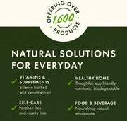 Swanson Full Spectrum Saffron Supplement, 15mg - 60 Capsules brand infographic natural solutions for everyday vitamins and supplements