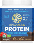 Sunwarrior Organic Plant-Based Protein Powder, Chocolate