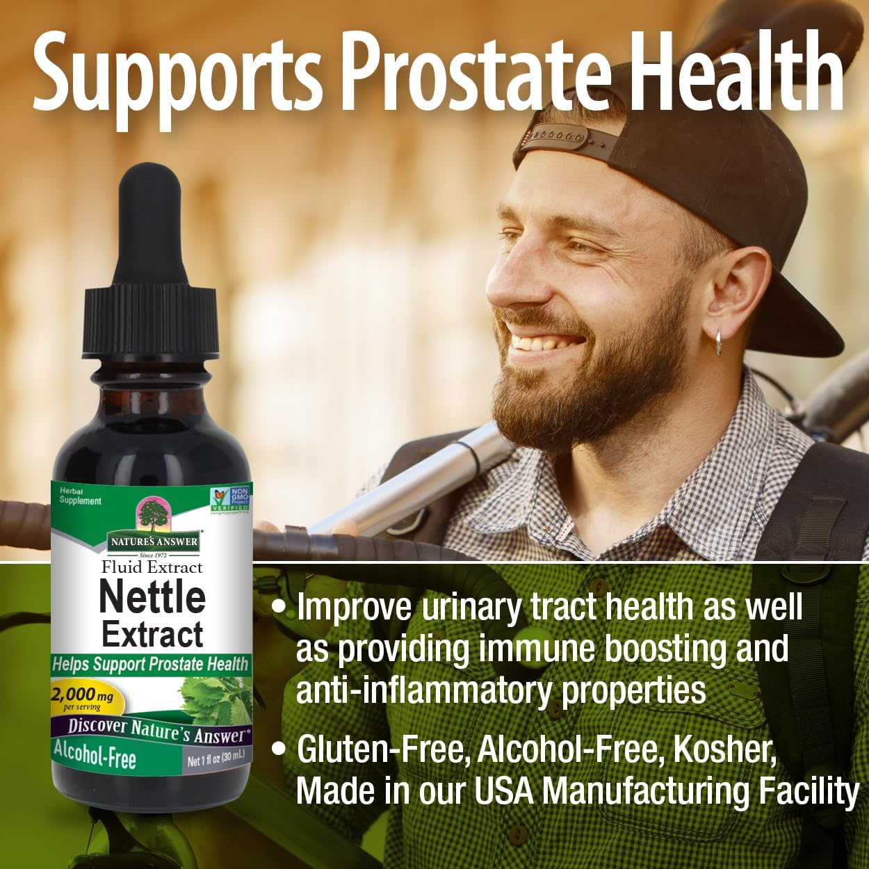 Nature’s Answer Nettle Leaf Alcohol-Free Extract - 30ml