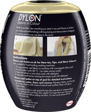 Dylon All-in-1 Washing Machine Fabric Dye Pod Sandy Beige 350g ingredients information packaging