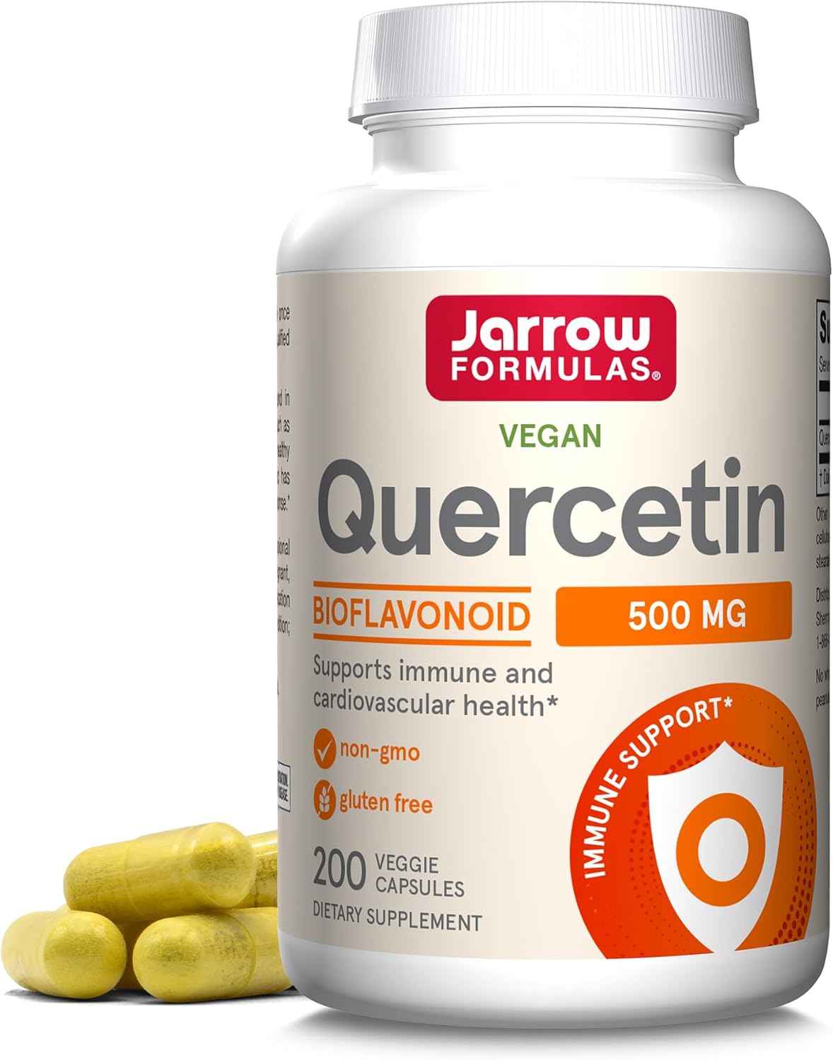 Jarrow Formulas Quercetin 500mg 200 Veggie Capsules 