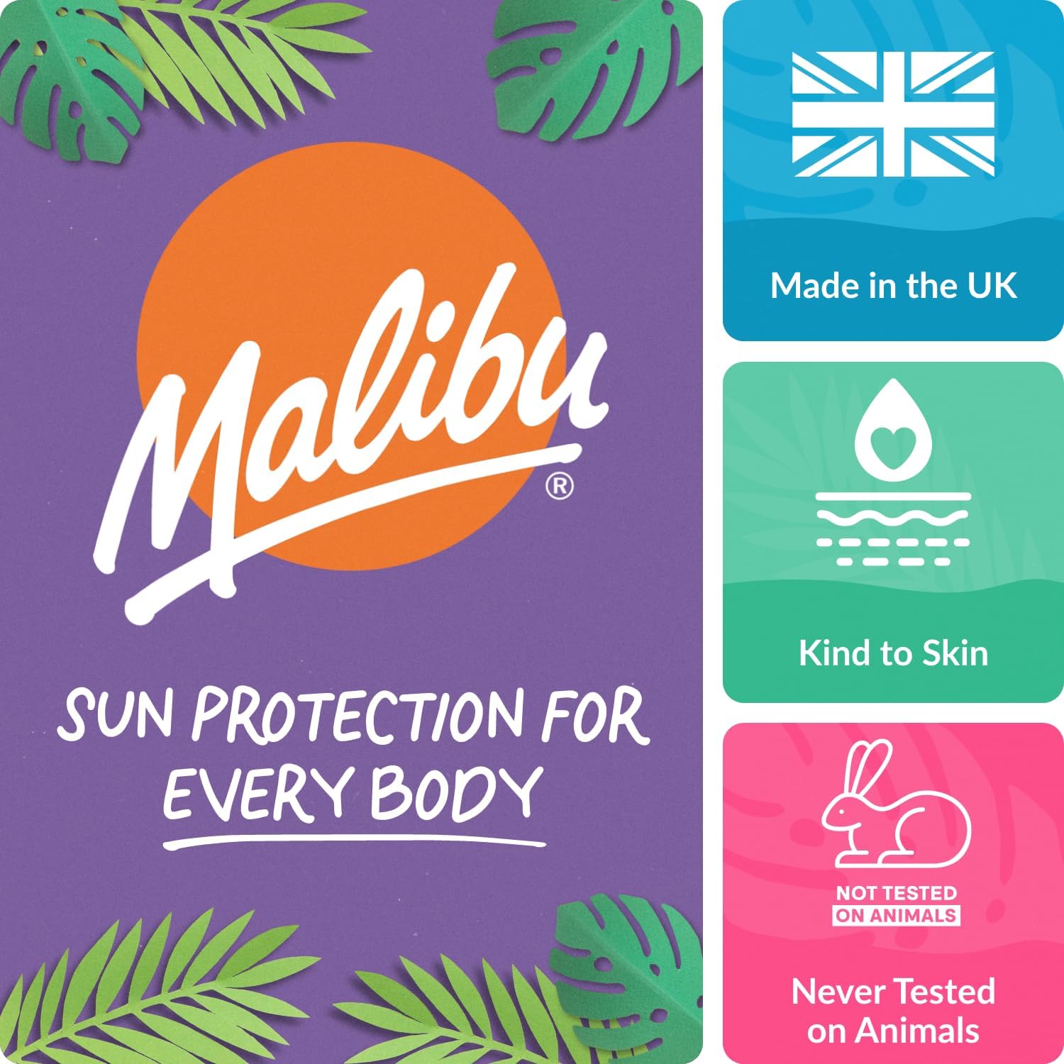 Malibu Clear Protection SPF50 Kids Sunscreen Spray 200ml