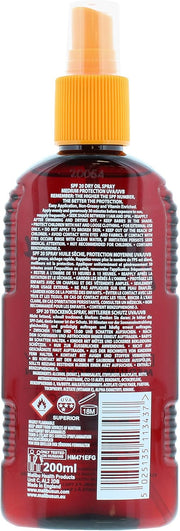 Malibu SPF20 Dry Oil Spray – Medium Protection –  200ml  Fast-Absorbing Sun Protection with Hydrating Oils