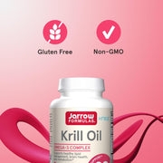 Jarrow Formulas Krill Oil Omega-3 with Astaxanthin Softgels