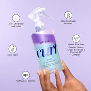 Color Wow Curl Wow Shook Mix + Fix Bundling Spray for Defined Curls - 295ml