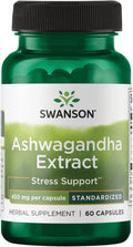 Swanson Ashwagandha Extract 450mg Capsules – 60 Count