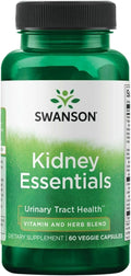 Mezcla de Vitaminas y Hierbas Esenciales para Riñones Swanson 60 Cápsulas Vegetales