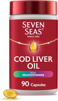 Seven Seas Cod Liver Oil Plus Multivitamins, Omega-3 - 90 Capsules