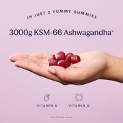 How to Use Image: TRIP ashwagandha gummies 2 daily serving cherry 60 gummies