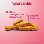 Jarrow Formulas CoQ10 100mg veggie capsules daily use lifestyle 60 count