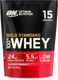 Optimum Nutrition Gold Standard 100% Whey Protein 450 g – Delicious Strawberry Flavour