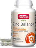 Jarrow Formulas Zinc Balance 15mg Cápsulas Vegetales - 100 unidades