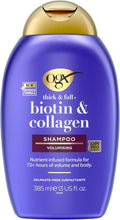 Champú OGX Thick & Full con biotina y colágeno - 385ml