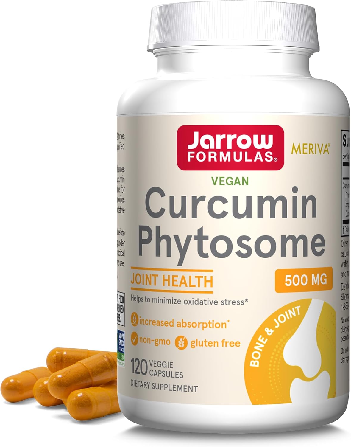 Jarrow Formulas Curcumina fitosoma 500 mg Cápsulas vegetales