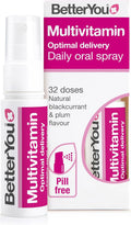 Spray oral BetterYou multivitamínico diario, grosella negra y ciruela - 25ml
