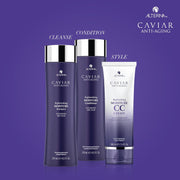 Alterna CAVIAR Replenishing Moisture CC Cream 10-in-1 Hair Treatment variants.