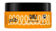 got2b Curlz Styling Cream jar 200ml for curly and coily hair front product packaging