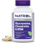 Natrol Suplemento de Glucosamina Condroitina MSM - 150 Tabletas