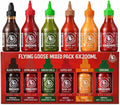 Flying Goose Mixed Pack Sriracha Sauce Set - 6 x 200ml