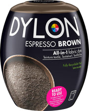Dylon All-in-1 Fabric Dye Pod Espresso Brown 350g single dye pod packaging