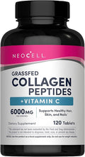 NeoCell Péptidos de Colágeno Alimentado con Pasto Más Vitamina C en Tabletas - 120 unidades