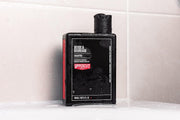 Lifestyle/use image: Uppercut Deluxe Detox and Degrease Shampoo 240ml men hair care routine