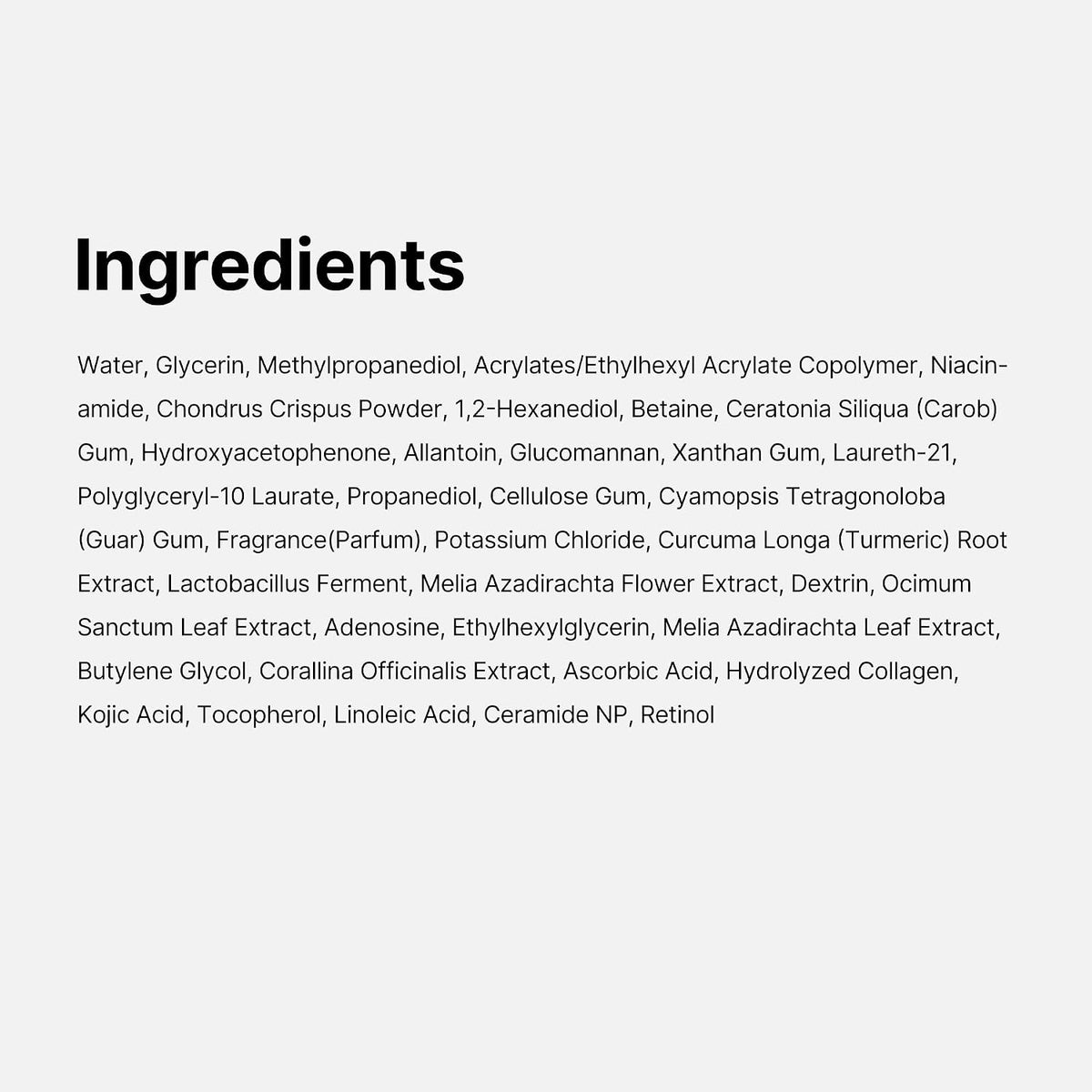 Medicube PDRN Pink Collagen Gel Mask, individual sachet packaging, fragrance not specified, 4 masks x 28g, ingredients information