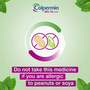 Colpermin IBS Relief peppermint oil sustained release capsules 0.2ml 100 count lifestyle use image