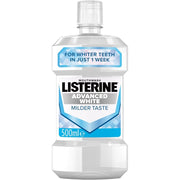 Listerine Advanced White Milder Taste Mouthwash zero alcohol oral rinse bottle 500ml