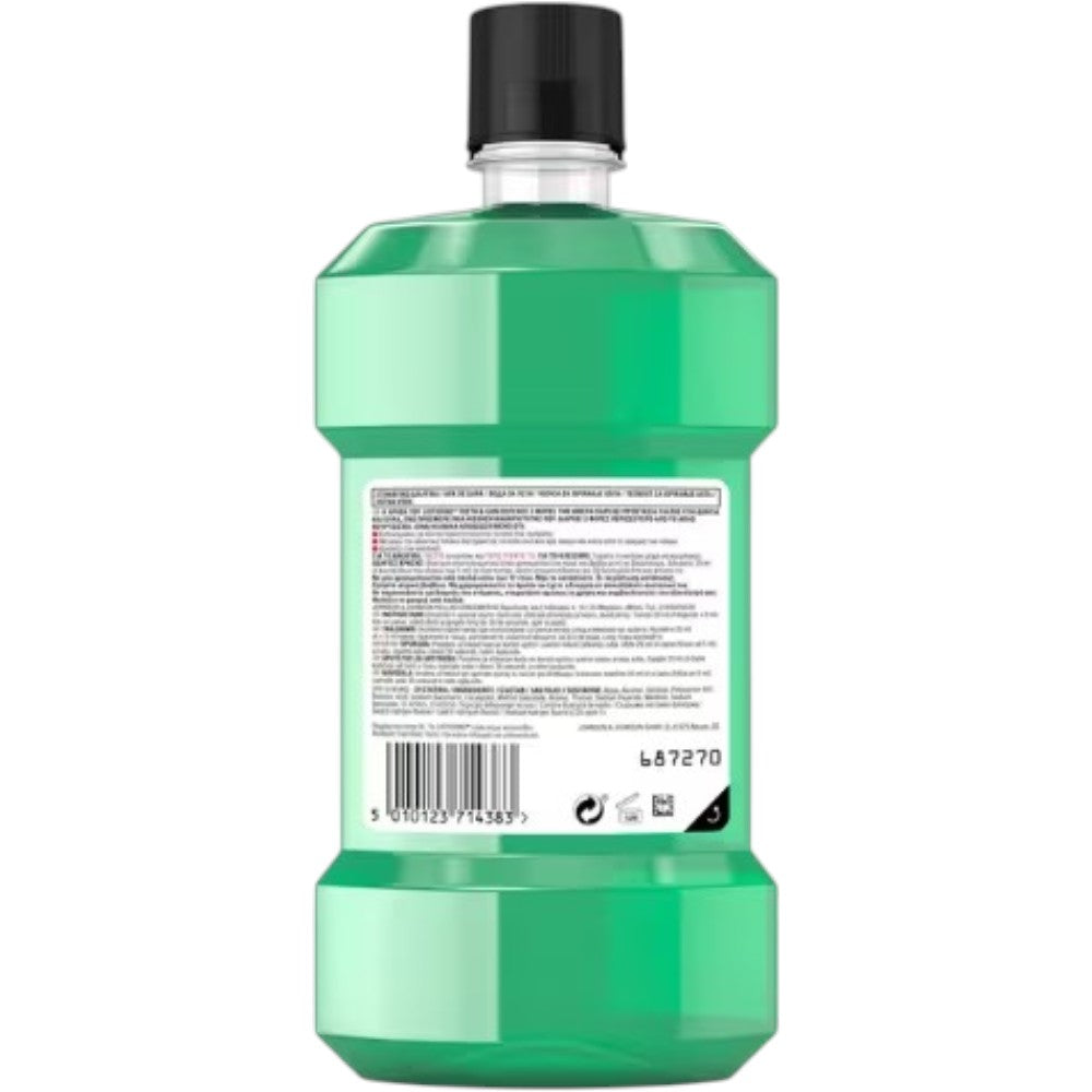 Listerine Total Care Teeth & Gum Intense Mint Mouthwash oral rinse bottle 500ml ingredients & barcode