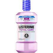 Listerine Total Care Alcohol Free Mild Mint Mouthwash oral rinse bottle 500ml