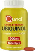 Qunol Ubiquinol CoQ10 200 mg cápsulas blandas 60 unidades