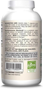 Barcode Image: Jarrow Formulas Saccharomyces Boulardii MOS probiotic capsules barcode 90 count 5 billion CFU