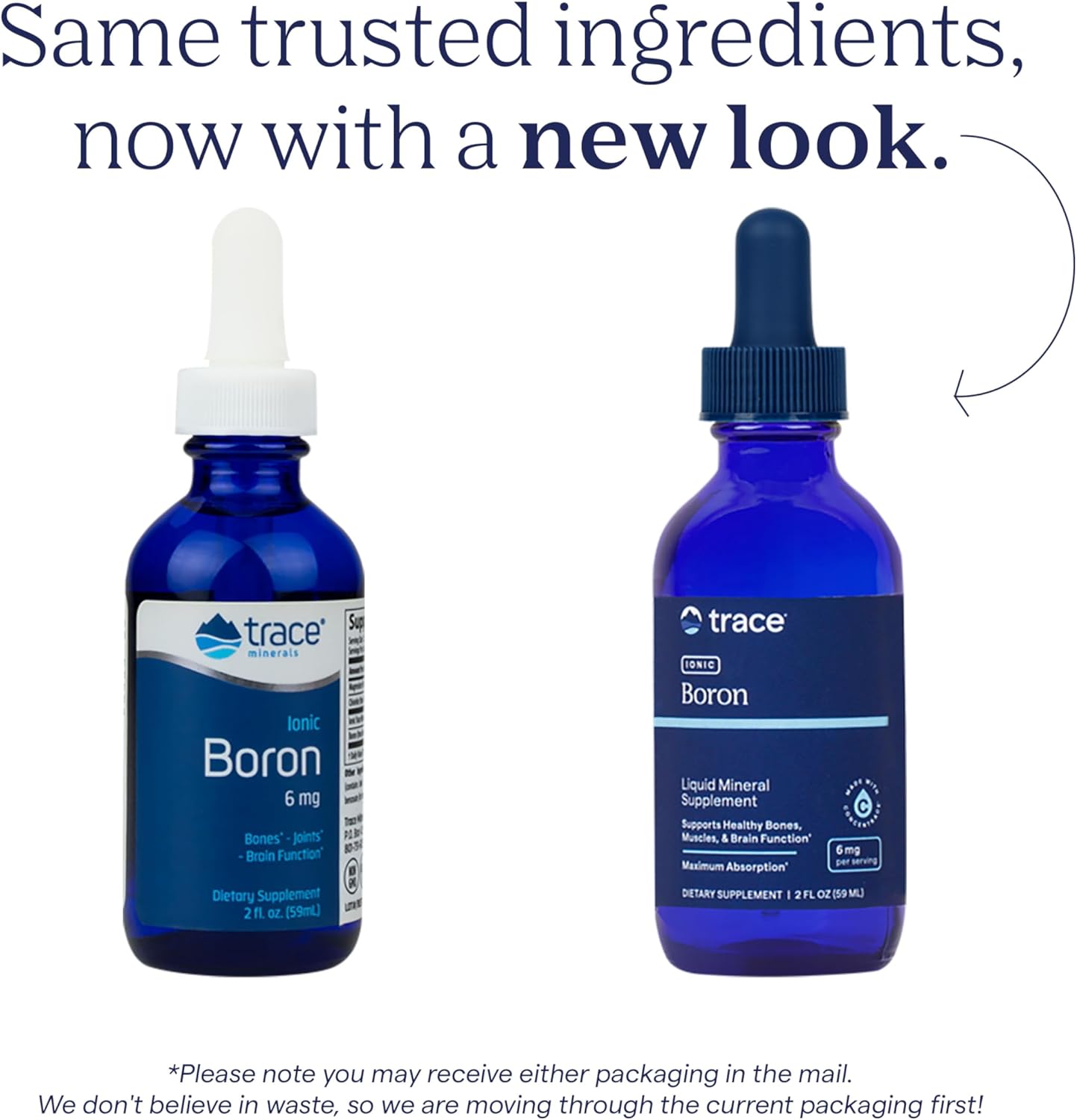 Trace Minerals Ionic Boron 6mg Liquid Drops - 59ml new look
