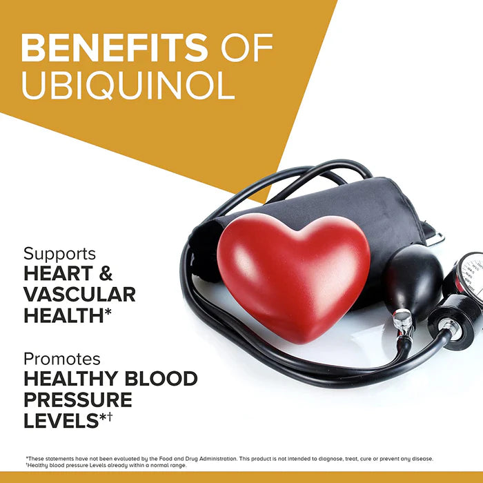 Qunol Liquid CoQ10 100mg Orange Pineapple Flavour benefits