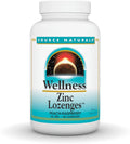 Pastillas Source Naturals Zinc para el Bienestar 23mg Durazno y Frambuesa - 60 unidades