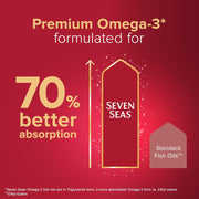 Seven Seas Cod Liver Oil Plus Multivitamins, Omega-3 - 90 Capsules