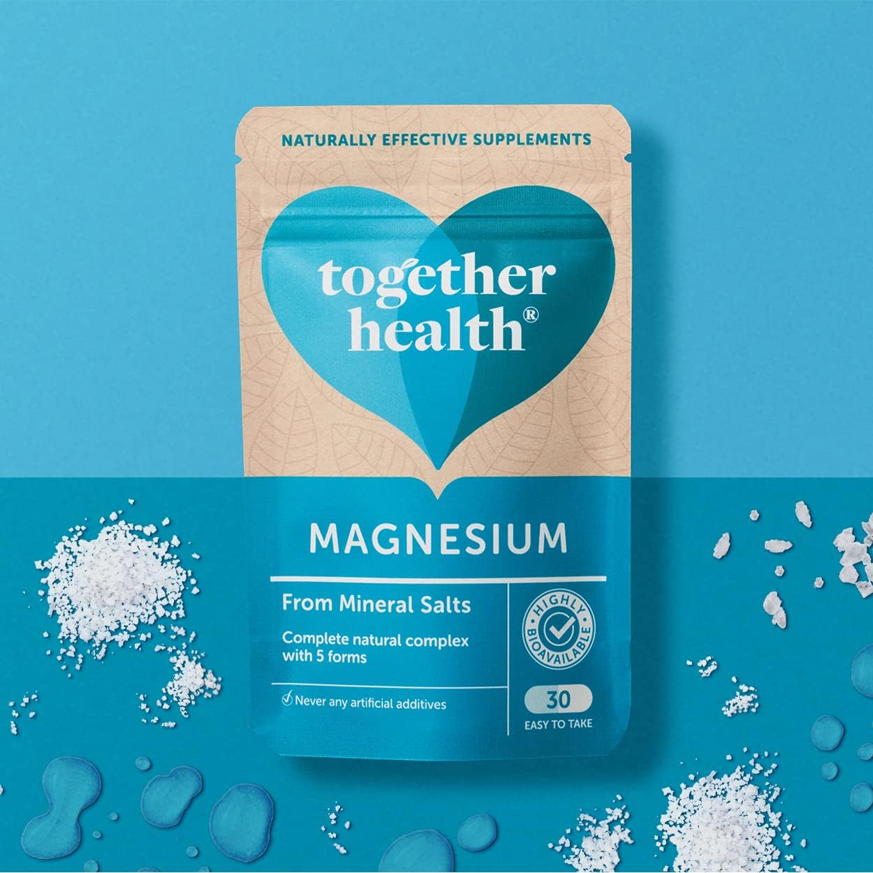 Magnesio de Together Health 30 Cápsulas – Complejo Natural de 5 Formas