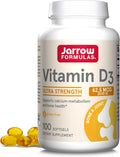 Jarrow Formulas Vitamina D3 62.5mcg 2500 UI Softgels - 100 unidades