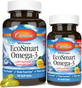 Carlson EcoSmart Omega-3 1000 mg Lemon Softgels - 120 Count