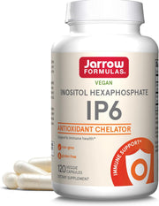 Front Image: Jarrow Formulas IP6 Inositol Hexaphosphate 500mg veggie capsules bottle 120 count