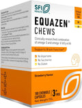 Equazen Masticables – Apoyo Cerebral Omega-3 y Omega-6 | Sabor Fresa | 180 Cápsulas Masticables | Edades 3+